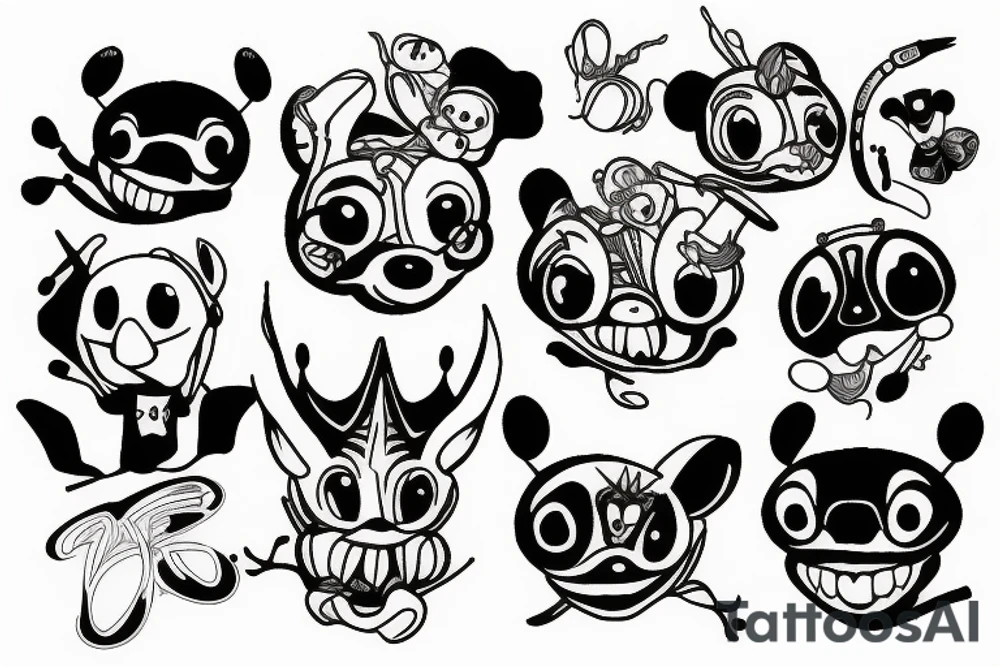 Stitch tattoo idea