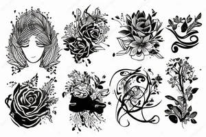 étoile simpliste tattoo idea