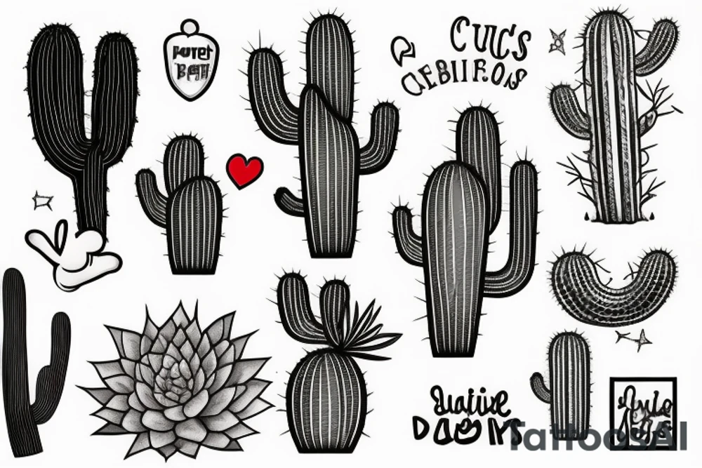 cactus tattoo idea