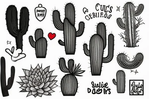 cactus tattoo idea