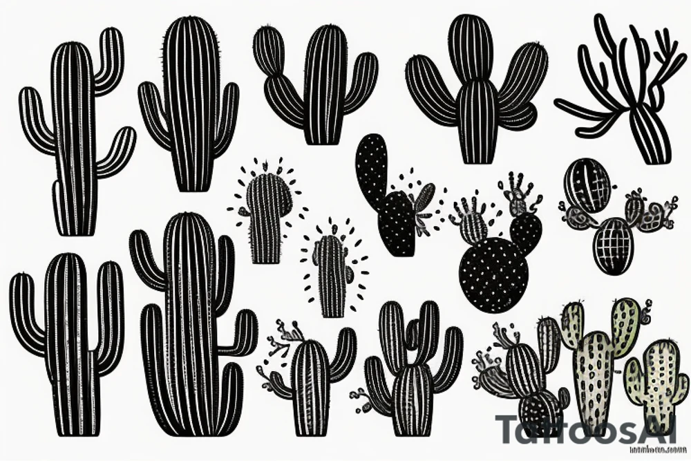 cactus tattoo idea