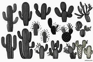 cactus tattoo idea