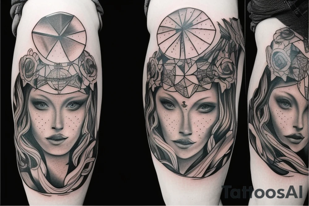 human body tattoo idea