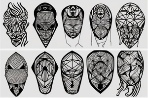 human body tattoo idea