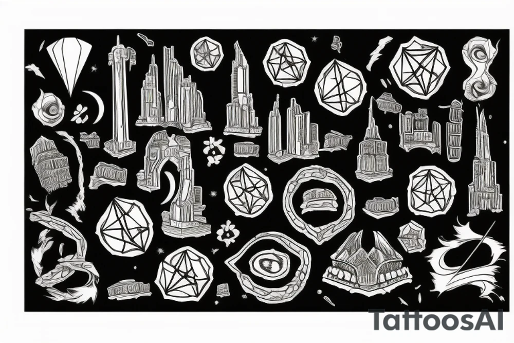 The Mysterious Cities of Gold tattoo idea