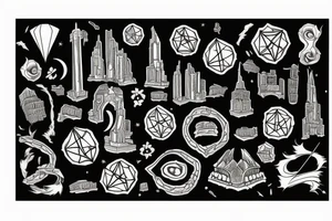The Mysterious Cities of Gold tattoo idea