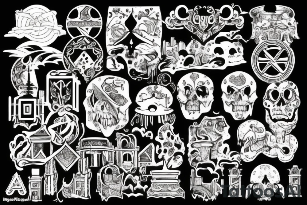 The Mysterious Cities of Gold tattoo idea