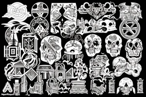 The Mysterious Cities of Gold tattoo idea