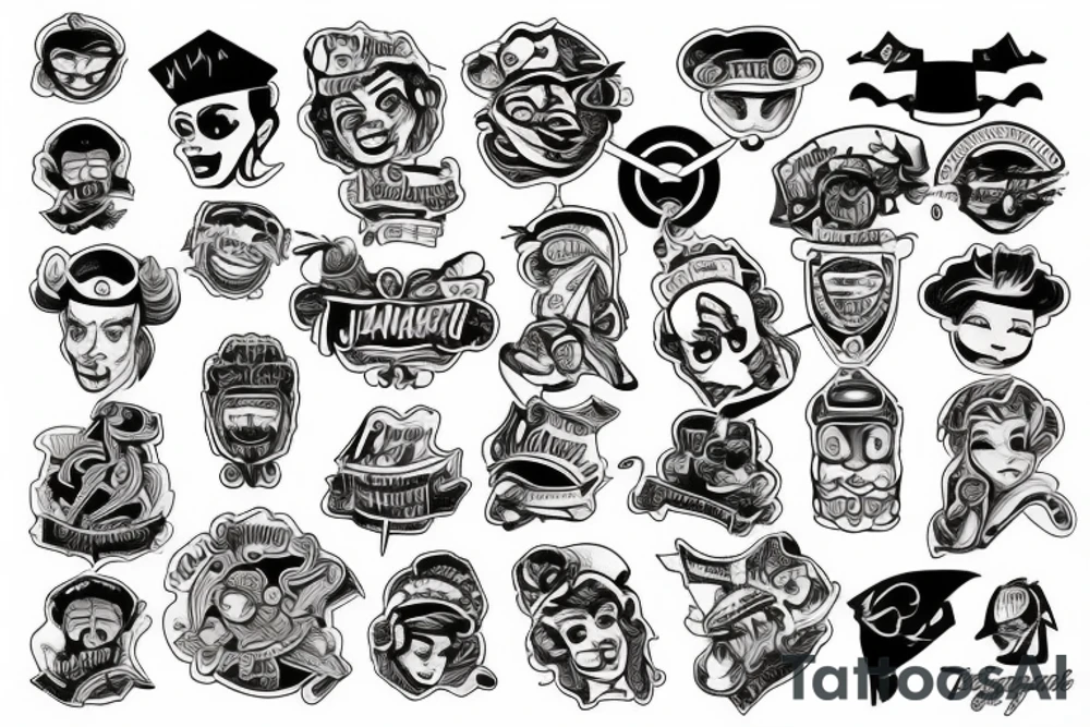 ignorant style tattoo idea