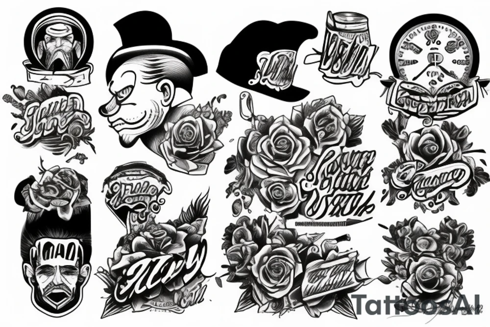 ignorant style tattoo idea