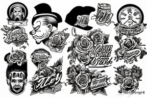 ignorant style tattoo idea