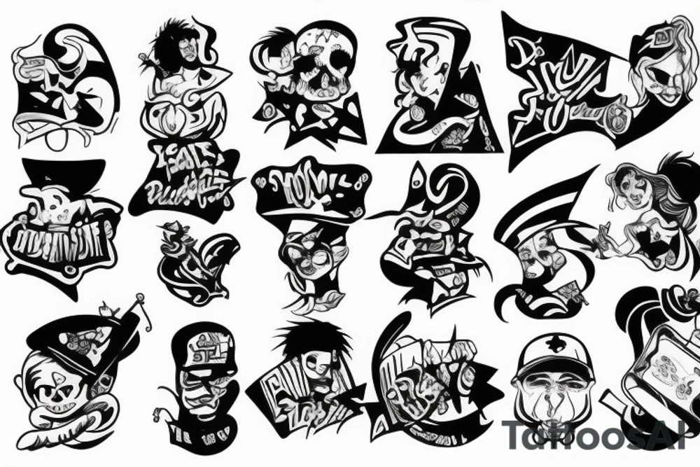graffiti tattoo idea
