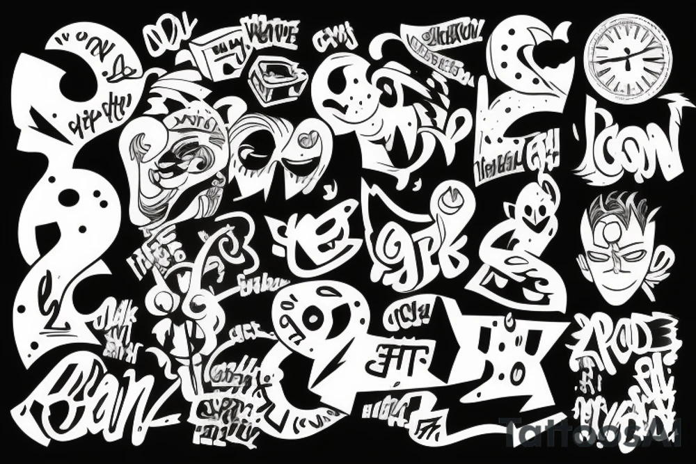 graffiti tattoo idea