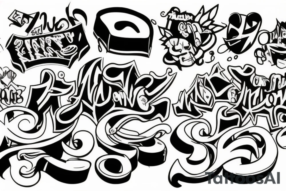 graffiti tattoo idea