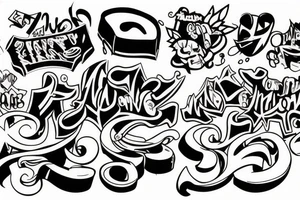 graffiti tattoo idea