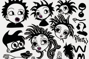 Cynthia from rugrats smoking tattoo idea