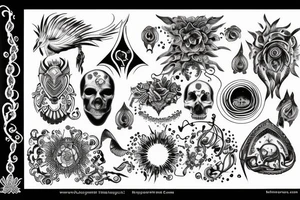 spiritual connection with karmic beleive tattoo idea
