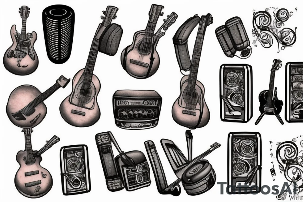 Music tattoo idea