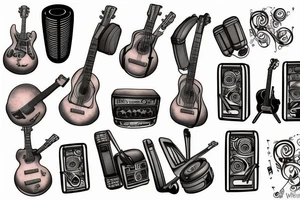 Music tattoo idea