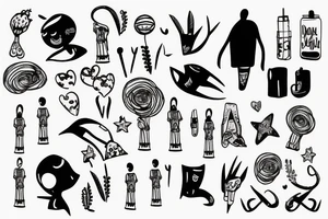 A lonely person tattoo idea