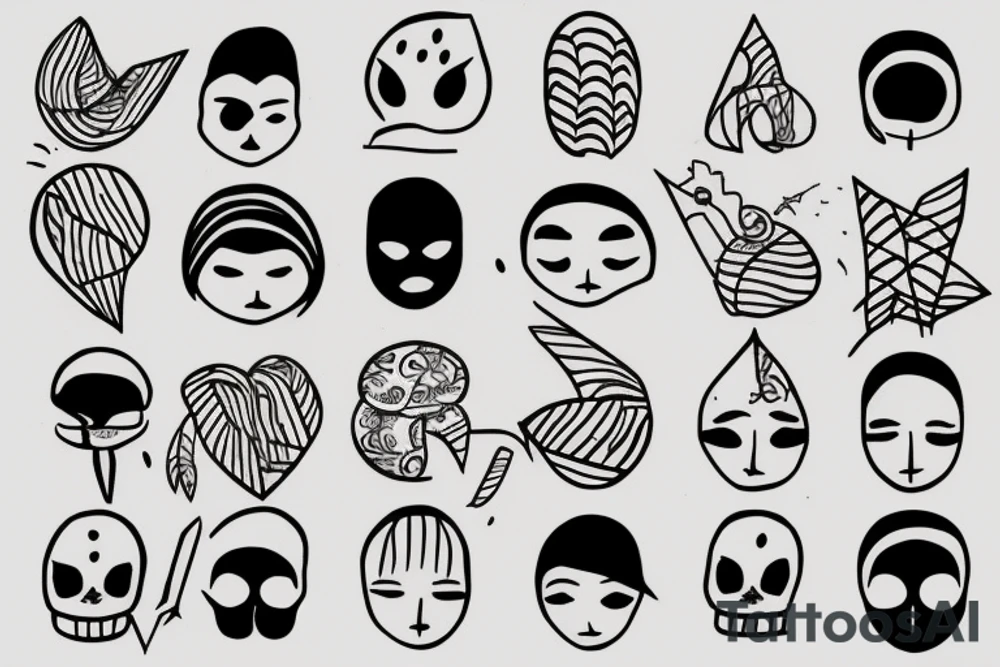 A lonely person tattoo idea
