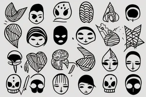 A lonely person tattoo idea