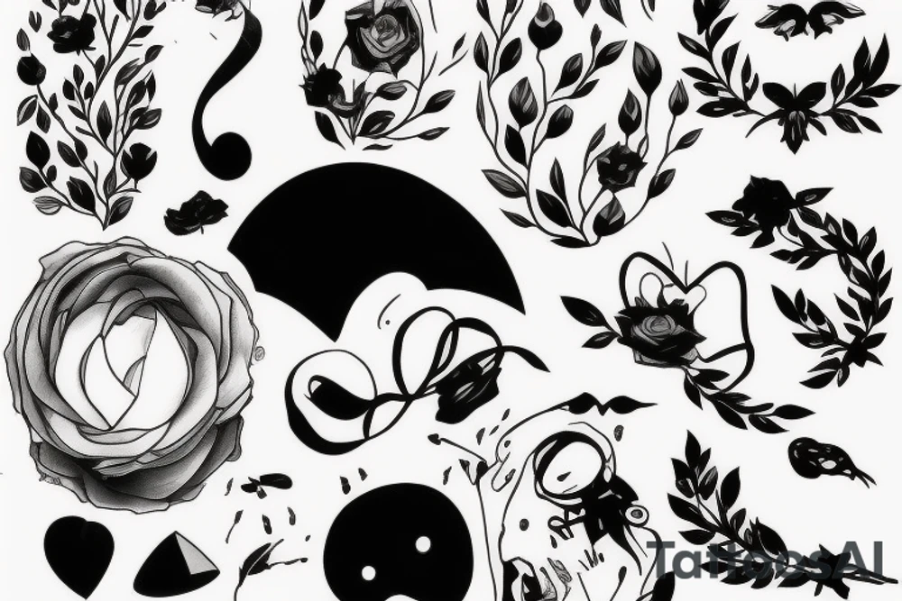 the feeling of loneliness tattoo idea