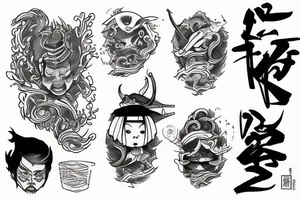 Myato musashi vagabond kaizen tattoo idea