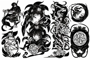 Myato musashi vagabond kaizen tattoo idea