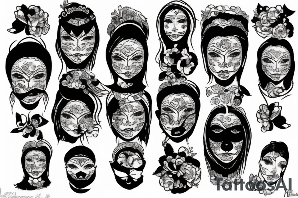 “Human face” tattoo idea