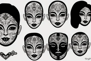 “Human face” tattoo idea