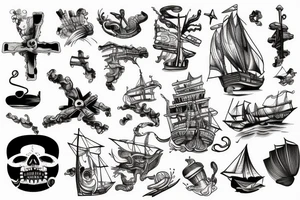 Shipwreck tattoo idea