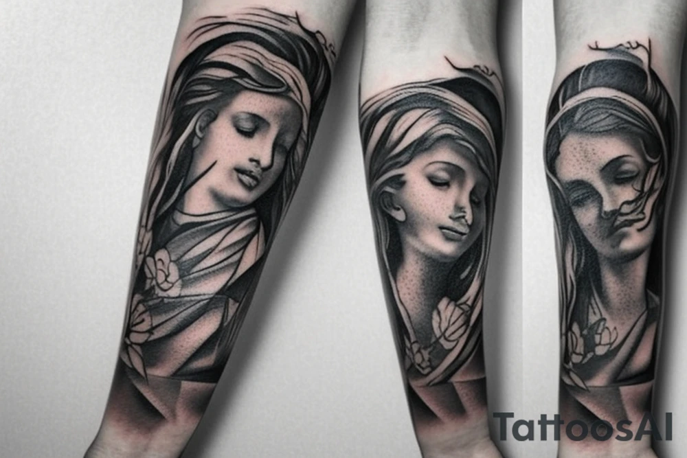 greek mythology forearm tattoo idea