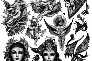 greek mythology epic tattoo idea