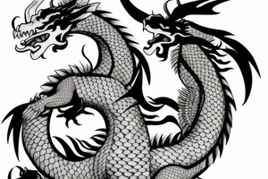 irezumi dragon sleeve tattoo idea