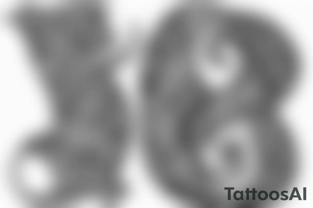 longing puzzle piece yin and yan tattoo idea