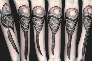 snake
dagger
moon tattoo idea