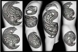 snake
constellation tattoo idea