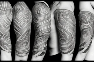 Sea freedom tattoo idea