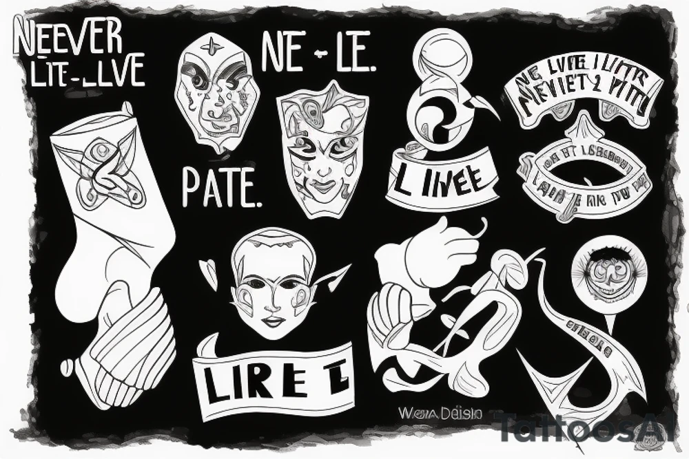 Never lie to yourself. tattoo idea