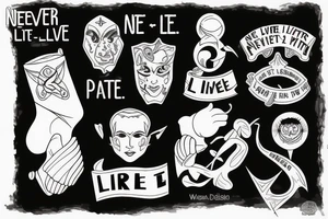 Never lie to yourself. tattoo idea