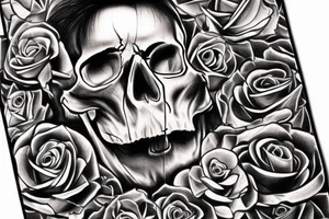 no excuses skull tattoo idea