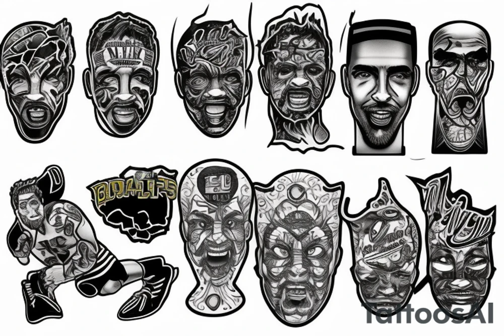 Basketball semi pro tattoo idea