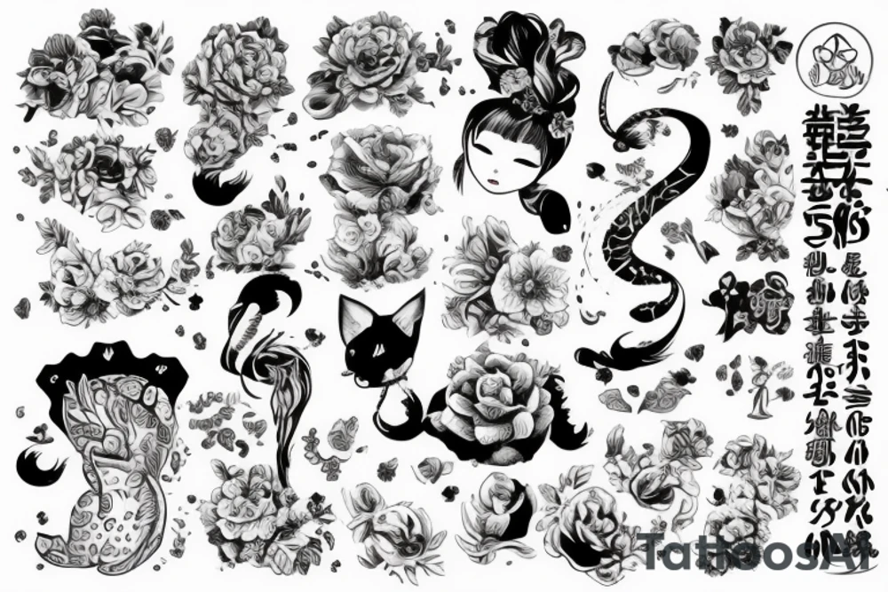 Девушка которую обвивает дракон tattoo idea
