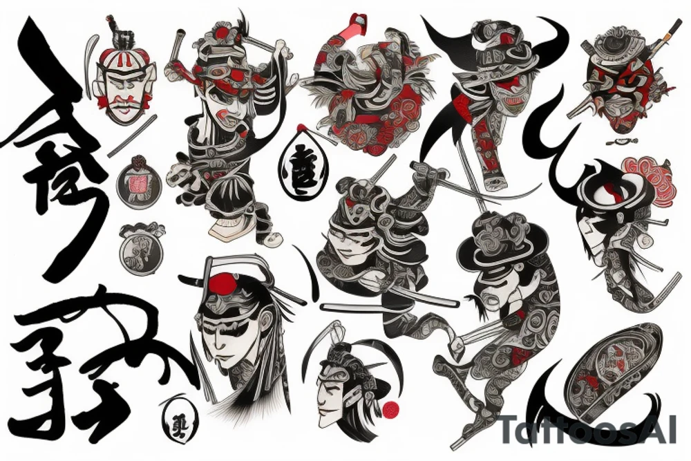 samurai tattoo idea