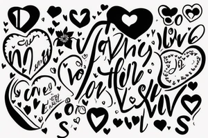 What is love besides two souls trying to heal each other tattoo idea