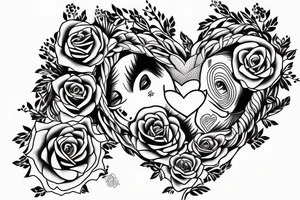 What is love besides two souls trying to heal each other tattoo idea