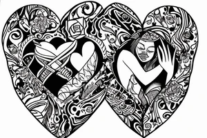 What is love besides two souls trying to heal each other tattoo idea