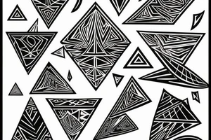 triangle, spirit tattoo idea