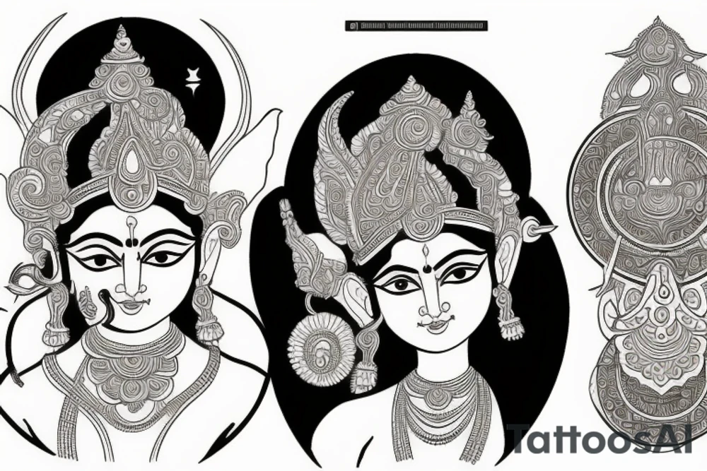 hindu mythology tattoo idea